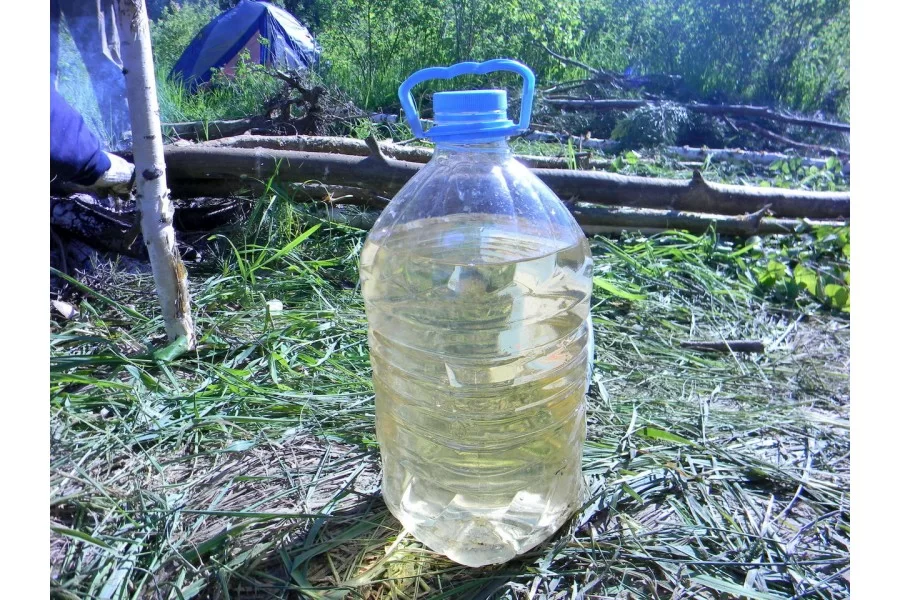 Очистка питьевой воды в походных условиях