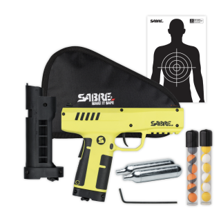 SABRE Пистолет для стрельбы перцовыми зарядами 0.68 Caliber Home Defense Pepper Projectile Launcher SABRE Пистолет для стрельбы перцовыми зарядами 0.68 Caliber Home Defense Pepper Projectile Launcher