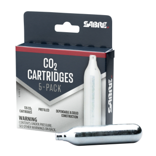 SABRE Баллоны с углекислым газом 12g CO2 Cartridge, 5 штук SABRE Баллоны с углекислым газом 12g CO2 Cartridge, 5 штук