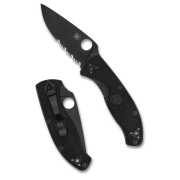 SPYDERCO Складной нож Tenacious lightweight, combination edge, black oxide