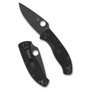 SPYDERCO Складной нож Tenacious lightweight, plain edge, black oxide