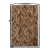 ZIPPO зажигалка Woodchuck walnut leaves