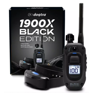 DOGTRA Электроошейник с пультом для тренировки собак 1900X Black Edition 1-dog unit DOGTRA Электроошейник с пультом для тренировки собак 1900X Black Edition 1-dog unit