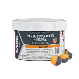 SABRE Перцовые капсулы для пистолета Home Defense Pepper Projectile Launcher SABRE Перцовые капсулы для пистолета Home Defense Pepper Projectile Launcher