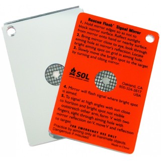 SOL сигнальное зеркало Rescue Flash Floating Mirror SOL сигнальное зеркало Rescue Flash Floating Mirror