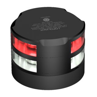 LOPOLIGHT Ходовой огонь 2nm 360° Red+2nm 360° White, black Anodized LOPOLIGHT Ходовой огонь 2nm 360° Red+2nm 360° White, black Anodized