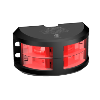LOPOLIGHT Ходовой огонь 2nm 180° Red, Double, black anodized LOPOLIGHT Ходовой огонь 2nm 180° Red, Double, black anodized