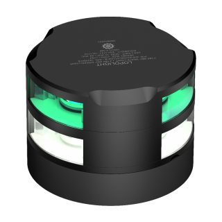 LOPOLIGHT Навигационный огонь 2nm 360° White + 2nm 360° Green, black Аnodized LOPOLIGHT Навигационный огонь 2nm 360° White + 2nm 360° Green, black Аnodized