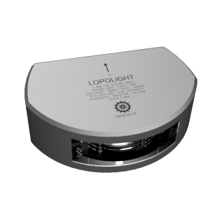 LOPOLIGHT Ходовые огни 3nm Stern, anodized LOPOLIGHT Ходовые огни 3nm Stern, anodized