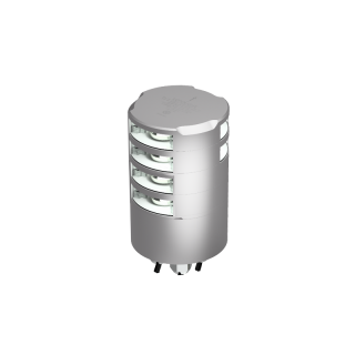 LOPOLIGHT Навигационный огонь 3nm dbl Stern+ 3nm dbl 360° white, silver Аnodized LOPOLIGHT Навигационный огонь 3nm dbl Stern+ 3nm dbl 360° white, silver Аnodized