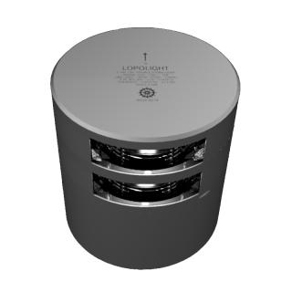 LOPOLIGHT Навигационный огонь 3nm dbl stern , silver Аnodized LOPOLIGHT Навигационный огонь 3nm dbl stern , silver Аnodized