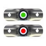 TACO METALS Бортовые габаритные огни Rub Rail Mounted LED Navigation Light Set 2-1/2’’