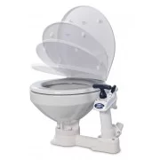 JABSCO Механический судовой унитаз Manual Marine Toilet - Regular Bowl with Soft Close Lid