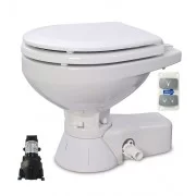 JABSCO Электрический унитаз Quiet Flush Raw Water Toilet - Regular Bowl 