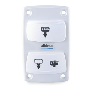 ALBIN PUMP MARINE Выключатель для электрического туалета Control Silent Electric Toilet Rocker Switch ALBIN PUMP MARINE Выключатель для электрического туалета Control Silent Electric Toilet Rocker Switch