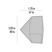 MSR Дополнительный тамбур Gear Shed for Elixir™ & Hubba Hubba™ Tent Series
