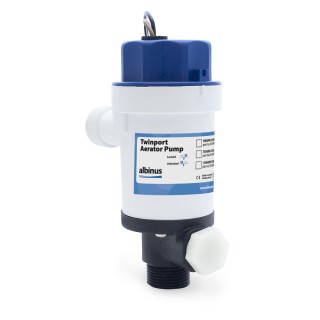 ALBIN PUMP MARINE Насос Twinport Aerator Pump 750 GPH — 12V ALBIN PUMP MARINE Насос Twinport Aerator Pump 750 GPH — 12V