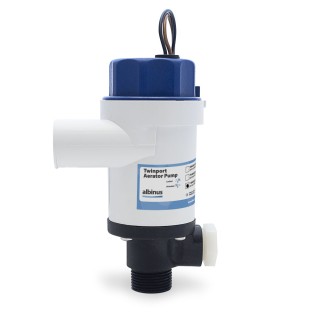 ALBIN PUMP MARINE Насос Twinport Aerator Pump 1100 GPH — 12V ALBIN PUMP MARINE Насос Twinport Aerator Pump 1100 GPH — 12V