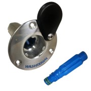 JABSCO Палубное крепление Stainless Steel Quick-Release Hose Deck Mount Fitting & Hose Adapter 
