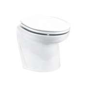 JABSCO Судовой электрический туалет Deluxe Flush 17" Angled Back Freshwater Electric Marine Toilet