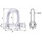WICHARD MARINE Такелажная скоба HR D Shackle WICHARD MARINE Такелажная скоба HR D Shackle