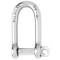 WICHARD MARINE Такелажная скоба Self–locking Long D Shackle WICHARD MARINE Такелажная скоба Self–locking Long D Shackle