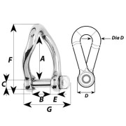 WICHARD MARINE Такелажная скоба Self–locking Twisted Shackle