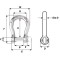 WICHARD MARINE Такелажная скоба Self–locking Bow Shackle WICHARD MARINE Такелажная скоба Self–locking Bow Shackle