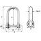 WICHARD MARINE Такелажная скоба Self–locking Large Shackle WICHARD MARINE Такелажная скоба Self–locking Large Shackle