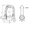 WICHARD MARINE Такелажная скоба Self-locking Allen Head Pin D Shackle WICHARD MARINE Такелажная скоба Self-locking Allen Head Pin D Shackle