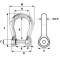 WICHARD MARINE Такелажная скоба Self-locking Allen Head Pin Bow Shackle WICHARD MARINE Такелажная скоба Self-locking Allen Head Pin Bow Shackle