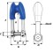 WICHARD MARINE Такелажная скоба Thimble Shackle — Allen Head Pin WICHARD MARINE Такелажная скоба Thimble Shackle — Allen Head Pin