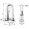 WICHARD MARINE Такелажная скоба Key Pin Shackle WICHARD MARINE Такелажная скоба Key Pin Shackle