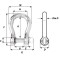 WICHARD MARINE Такелажная скоба Captive Pin Bow Shackle WICHARD MARINE Такелажная скоба Captive Pin Bow Shackle