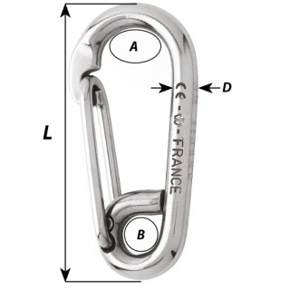 WICHARD MARINE Карабин Symmetric Carbin Hook WICHARD MARINE Карабин Symmetric Carbin Hook
