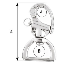 WICHARD MARINE Откидная скоба Webbing Snap Shackle WICHARD MARINE Откидная скоба Webbing Snap Shackle