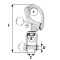 WICHARD MARINE Откидная скоба HR Snap Shackle with Clevis Pin Swivel WICHARD MARINE Откидная скоба HR Snap Shackle with Clevis Pin Swivel