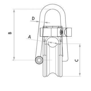 WICHARD MARINE Такелажный блок Soft Snatch Block WICHARD MARINE Такелажный блок Soft Snatch Block