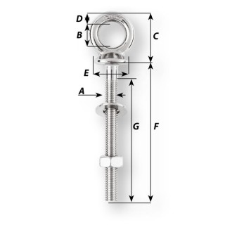 WICHARD MARINE Рым-болт Eye Bolt WICHARD MARINE Рым-болт Eye Bolt
