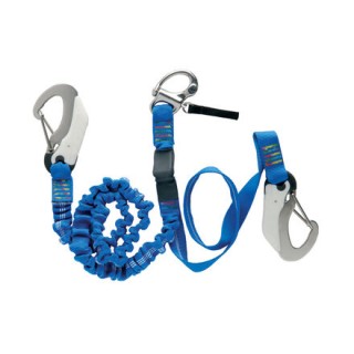 WICHARD MARINE Cтраховочная стропа Double Releasable Elastic Tether with 3 Hooks WICHARD MARINE Cтраховочная стропа Double Releasable Elastic Tether with 3 Hooks