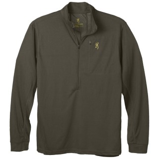 BROWNING Рубашка Early Season 3/4 Zip Shirt — Major Brown BROWNING Рубашка Early Season 3/4 Zip Shirt — Major Brown