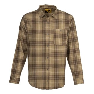 BROWNING Рубашка Upland Flannel Long Sleeve Shirt — Tan BROWNING Рубашка Upland Flannel Long Sleeve Shirt — Tan