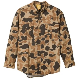 BROWNING Рубашка Wasatch–CB Shirt — Vintage Tan Camo BROWNING Рубашка Wasatch–CB Shirt — Vintage Tan Camo