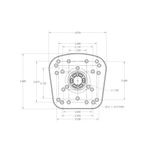 SCOTTY Крепление для эхолота 368 Universal Sounder Mount SCOTTY Крепление для эхолота 368 Universal Sounder Mount