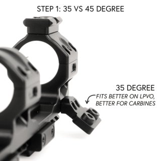 AREA 419 Смещенное крепление MATCH Offset Optic Mount Kits AREA 419 Смещенное крепление MATCH Offset Optic Mount Kits