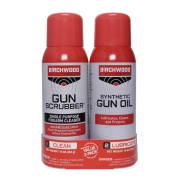 BIRCHWOOD CASEY Набор Gun Scrubber® & Synthetic Gun Oil Aerosol Combo Pack