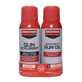 BIRCHWOOD CASEY Набор Gun Scrubber® & Synthetic Gun Oil Aerosol Combo Pack BIRCHWOOD CASEY Набор Gun Scrubber® & Synthetic Gun Oil Aerosol Combo Pack