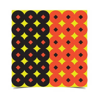 BIRCHWOOD CASEY Мишень Shoot•N•C® Black & Orange Targets — 1" BIRCHWOOD CASEY Мишень Shoot•N•C® Black & Orange Targets — 1"