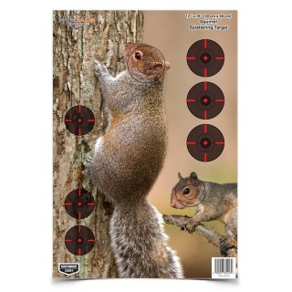 BIRCHWOOD CASEY Мишень Pregame® 12 x 18" Squirrel — 8 мишеней BIRCHWOOD CASEY Мишень Pregame® 12 x 18" Squirrel — 8 мишеней