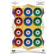 BIRCHWOOD CASEY Мишень Pregame® 12 x 18" Star Burst® — 8 мишеней